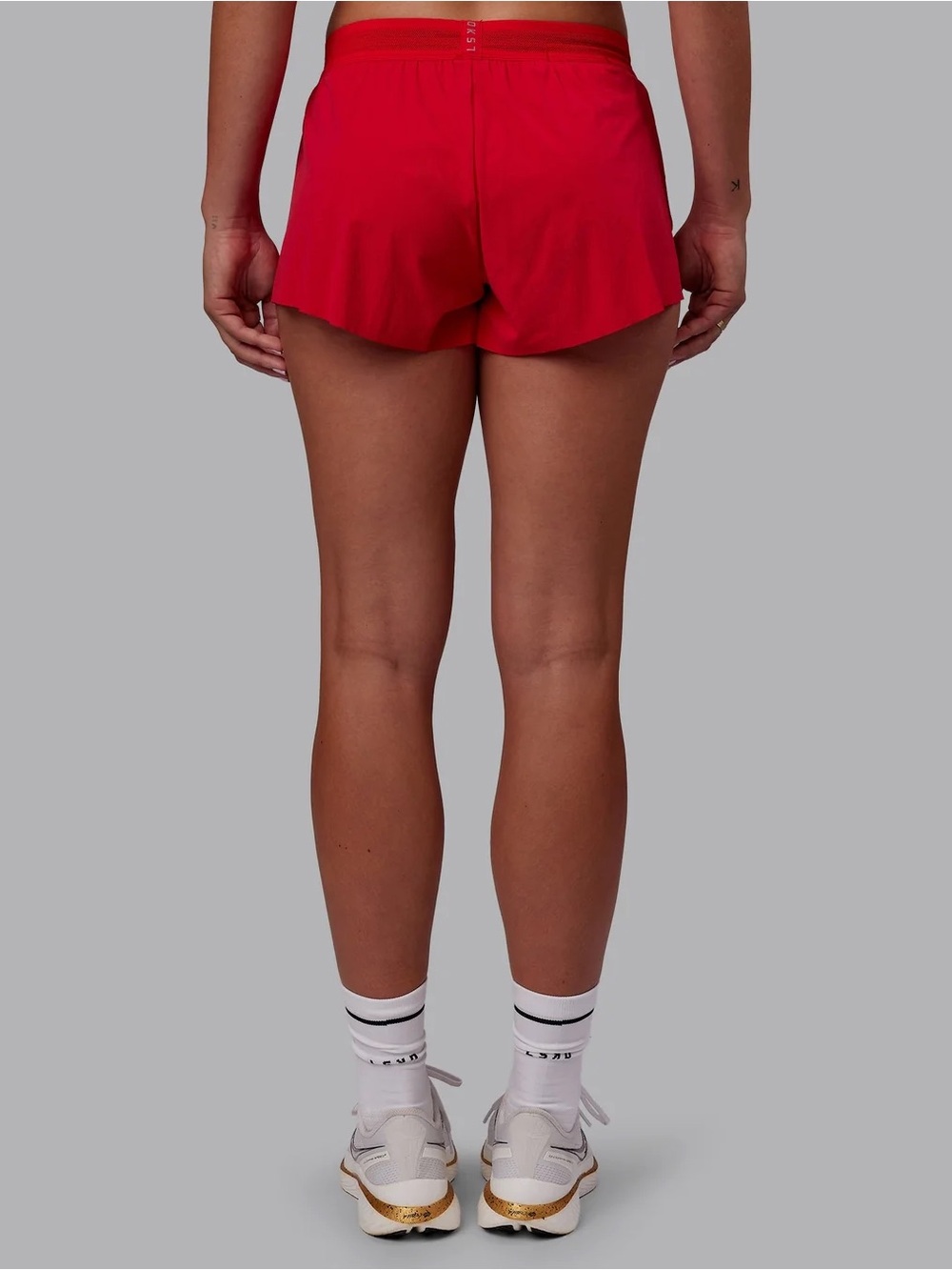 LSKD Accelerate 3” Mid Rise Running Short Scarlet - Picture 2 of 5